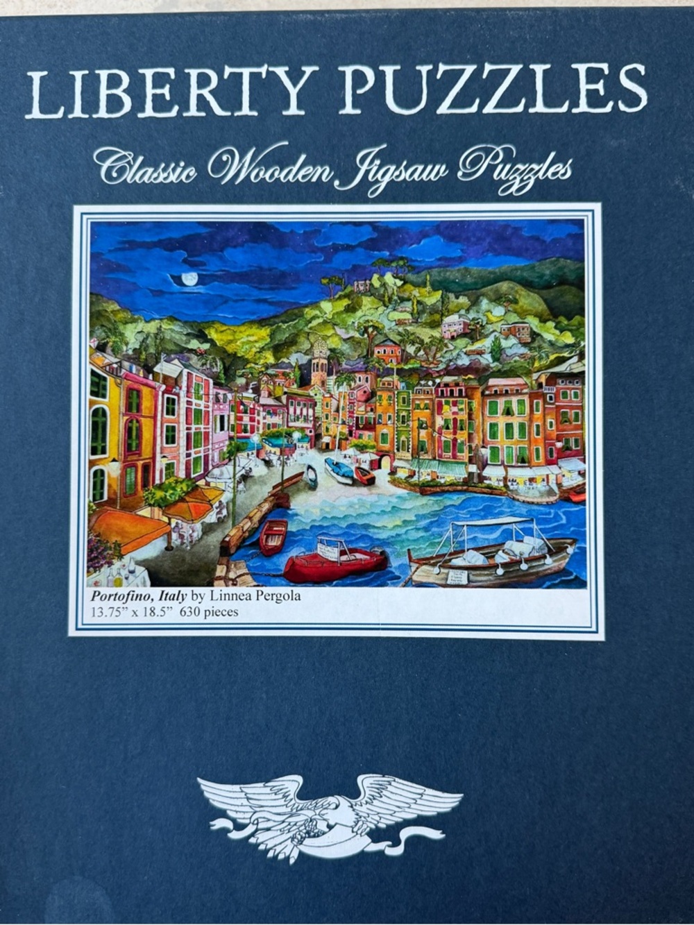 Wooden Liberty Puzzle Portofino, Italy - 630 Pieces